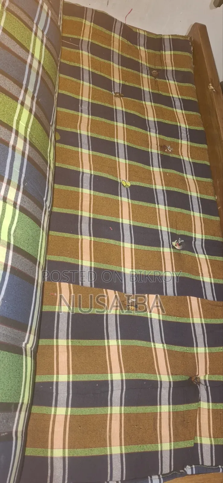 5/7 feet bed mattress and floor mat