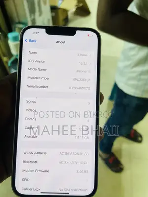 Apple iPhone 14 128 GB White