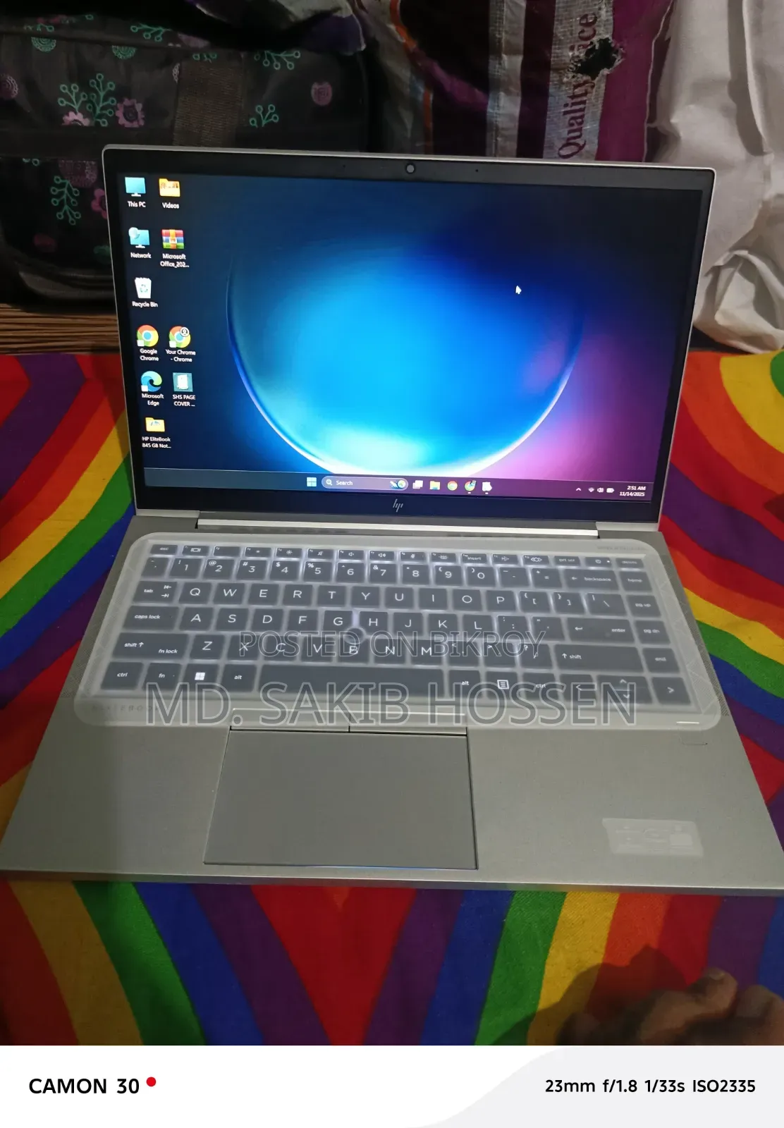 Laptop HP EliteBook 845 G8 16GB AMD Ryzen 5 SSD 512GB