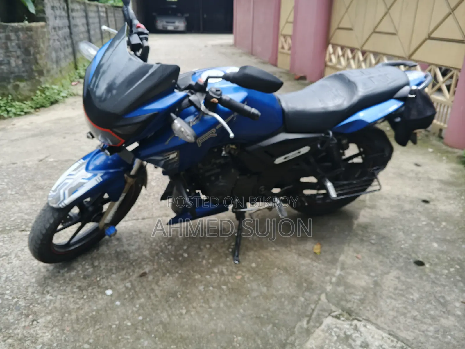 TVS Apache RTR 160 2V ABS 2019 Blue