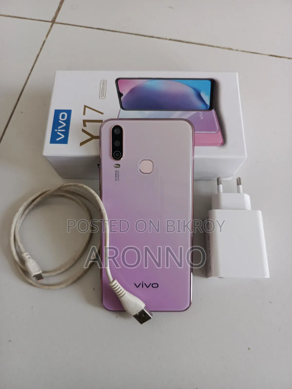 New Vivo Y17 256 GB Pink