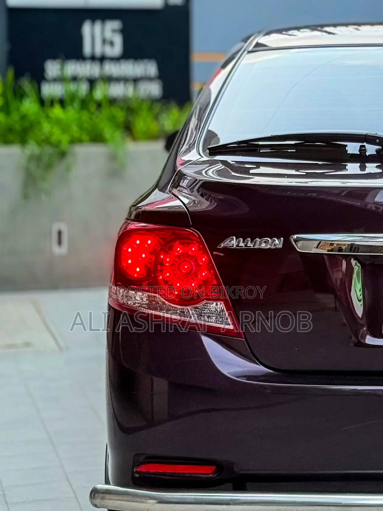 New Toyota Allion 2015 Maroon