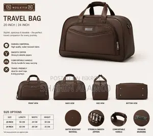 Nouxiya Premium Travel Duffel Bag 20 Inchi