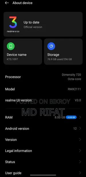 Realme X7 Pro 5G IN 128 GB Blue