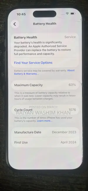 Apple iPhone 15 256 GB Black