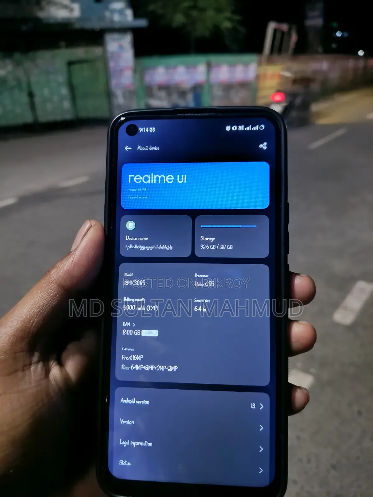 Realme 8 5G 128 GB Black