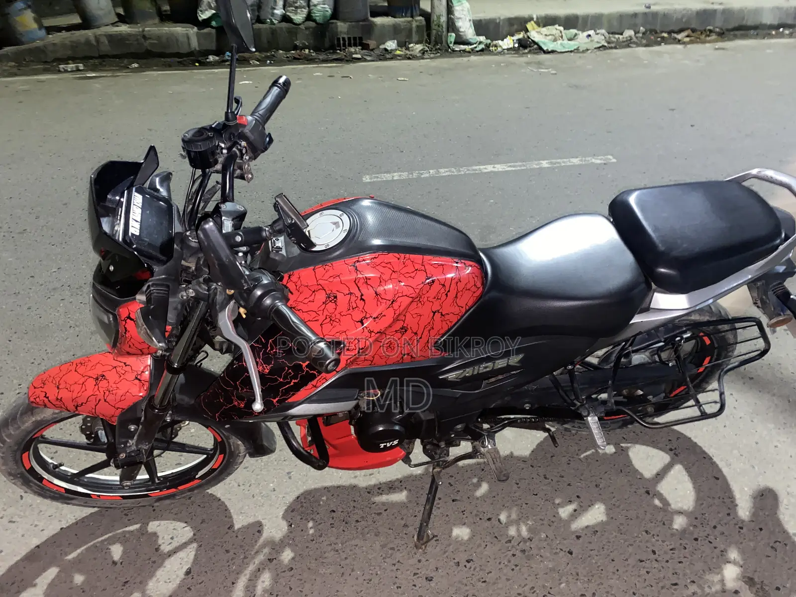 TVS Raider 125 2022 Red
