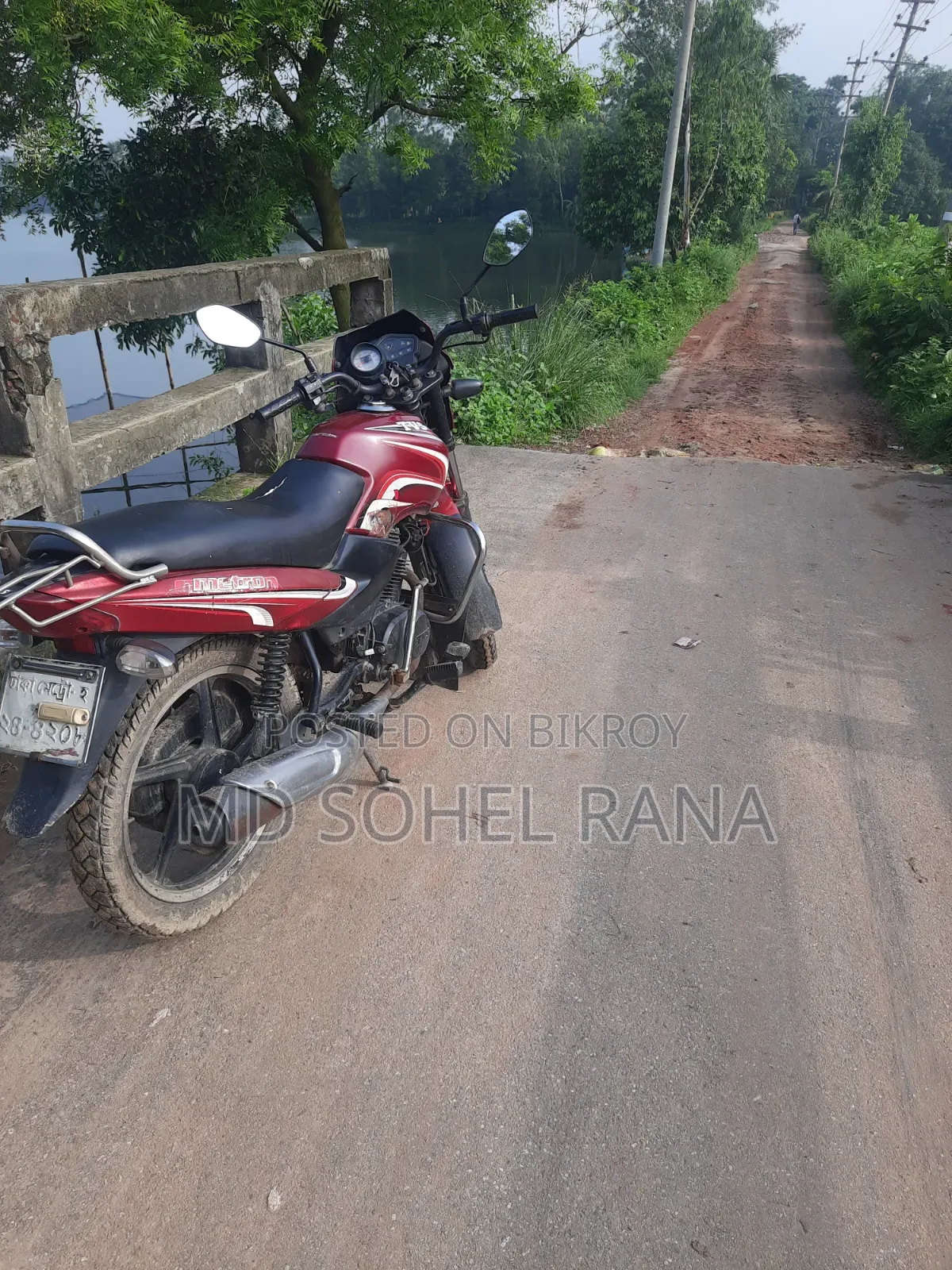 TVS Metro 2016 Red