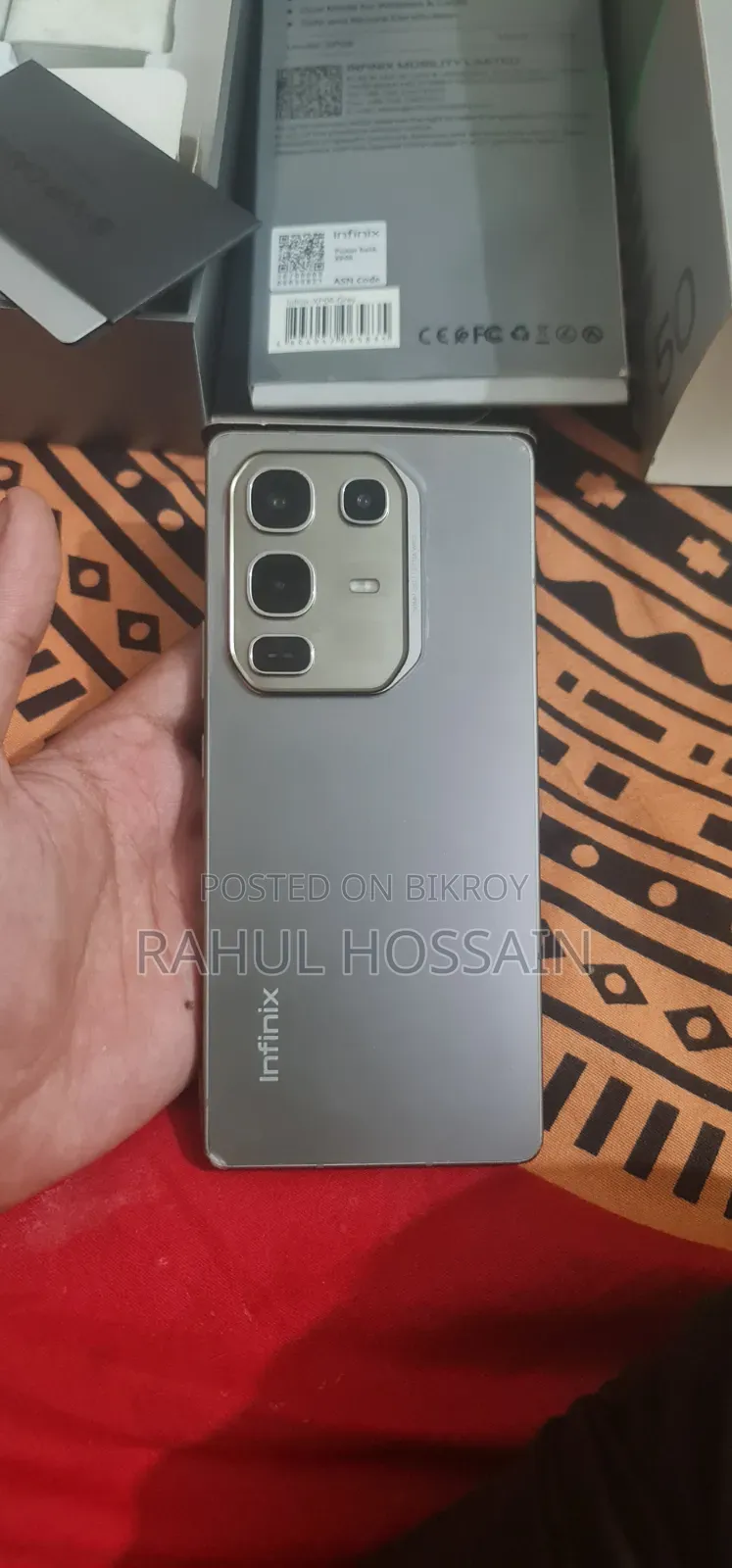 Infinix Note 50 Pro 256 GB Gray
