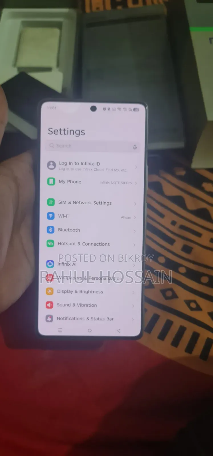 Infinix Note 50 Pro 256 GB Gray