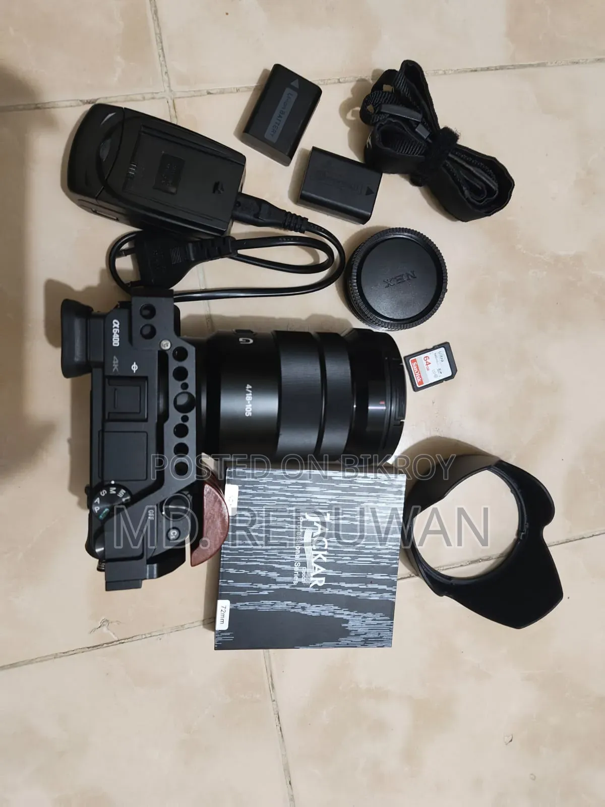 Sony A6400 + Sony 18-105mm G OSS Lens