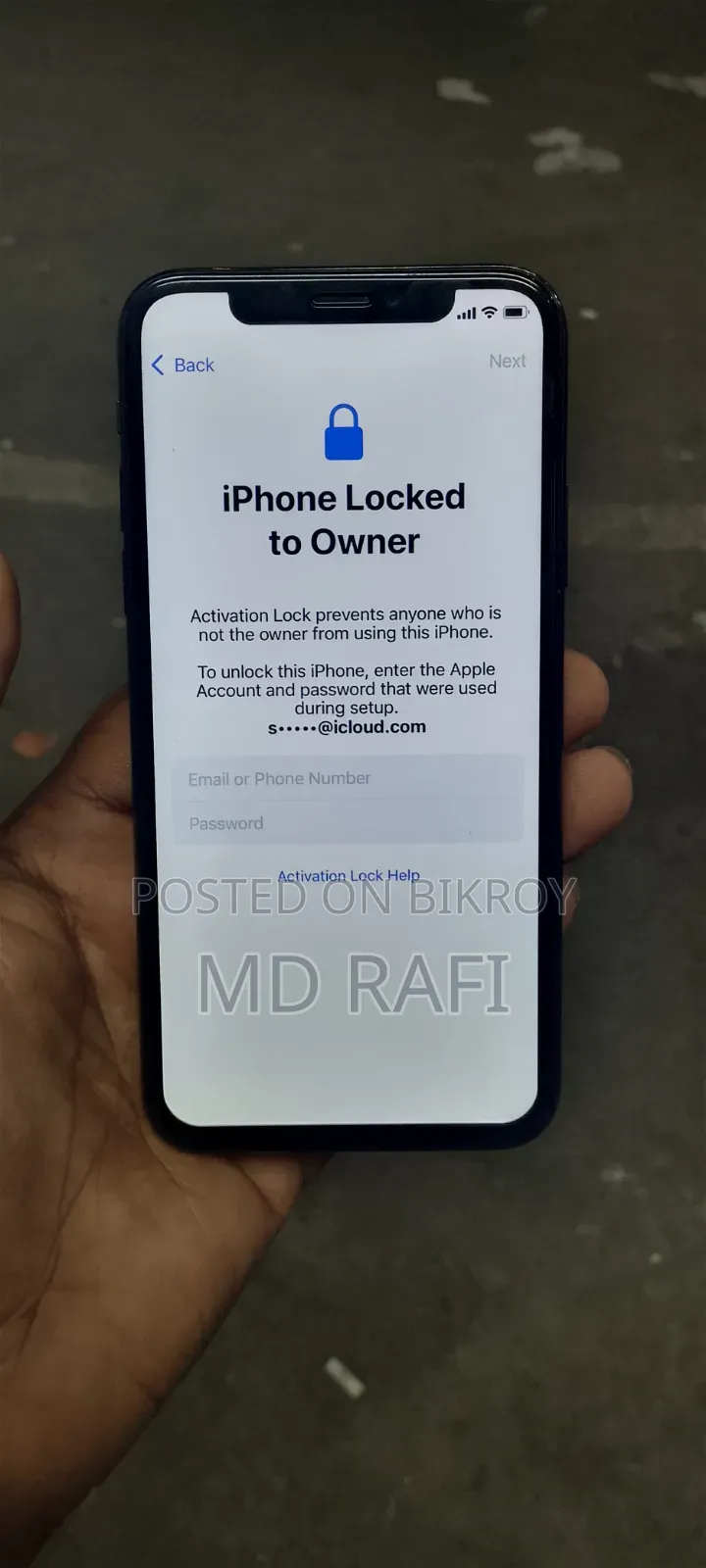Apple iPhone X 64 GB Black
