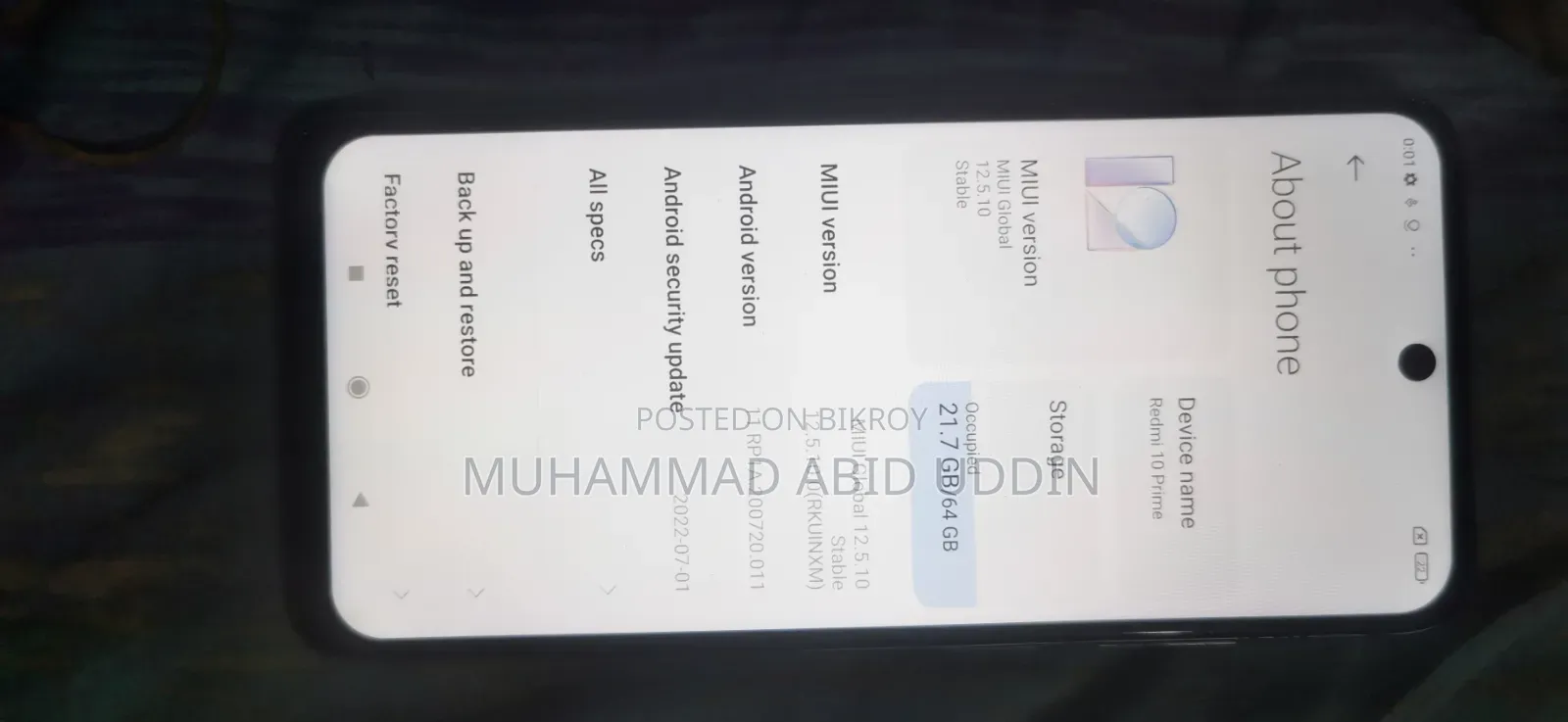 Xiaomi Redmi 10 64 GB White