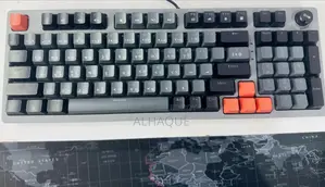 Jadel Kl-114 RGB Gaming Mechanical Keyboard - Red