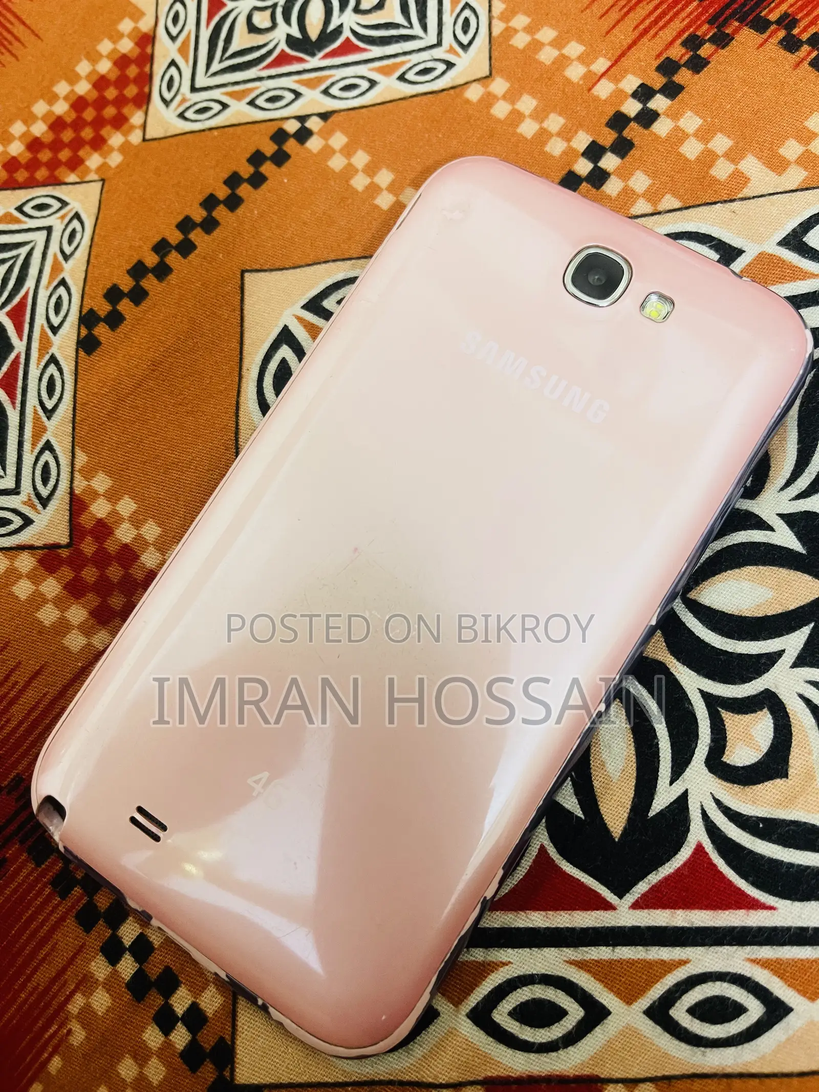 Samsung Galaxy Note II N7100 ৬৪ জিবি পিঙ্ক