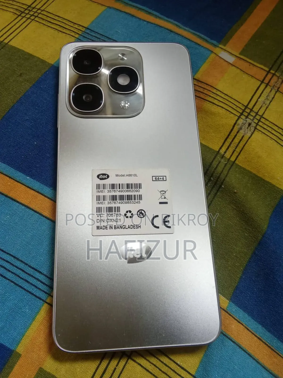 Itel A90 64 GB Silver