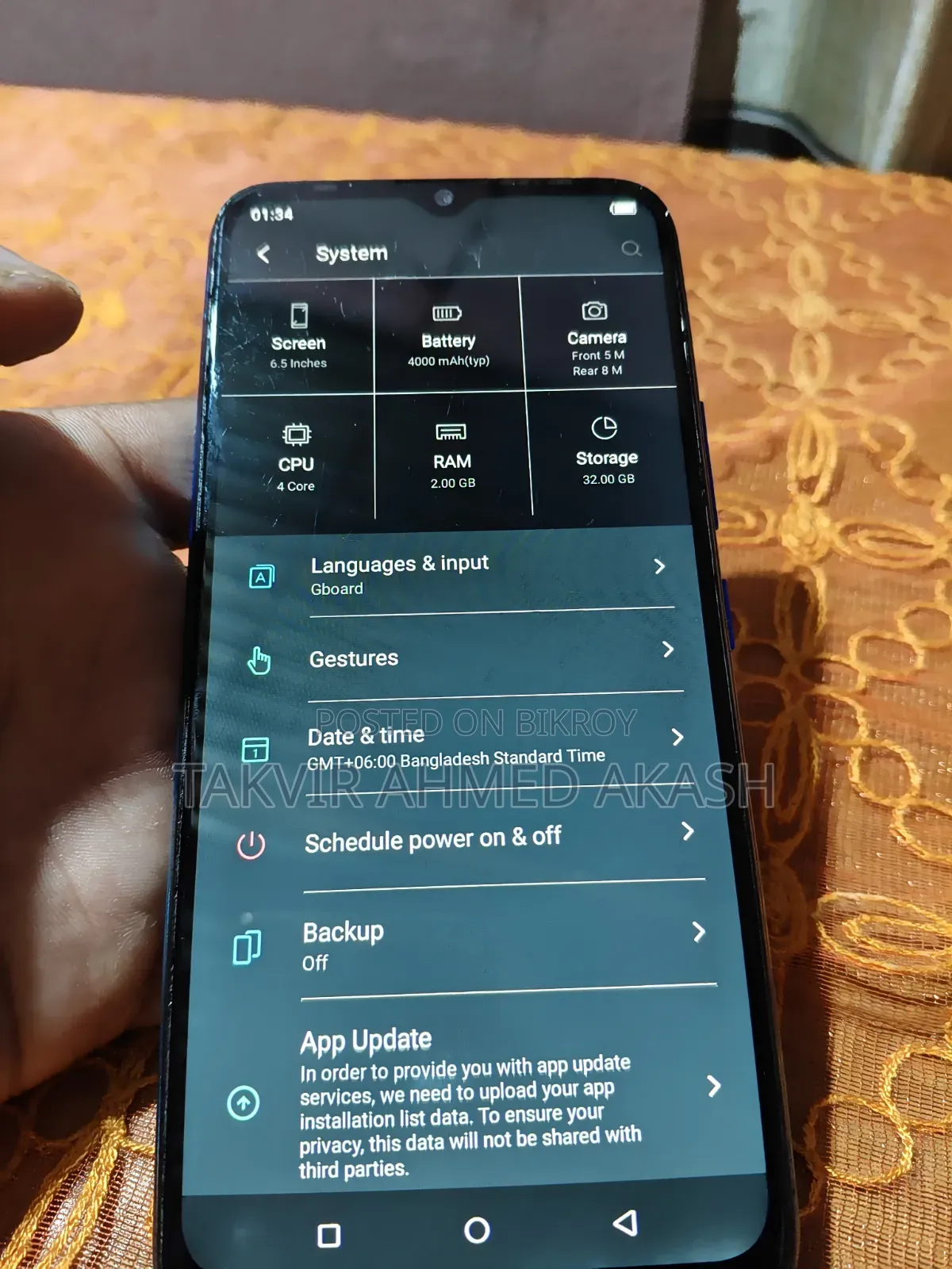 Itel Vision 1 Pro 32 GB Blue