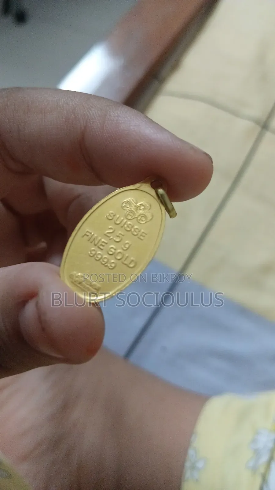Suisse 2.5gram Fine Gold 24 Karat