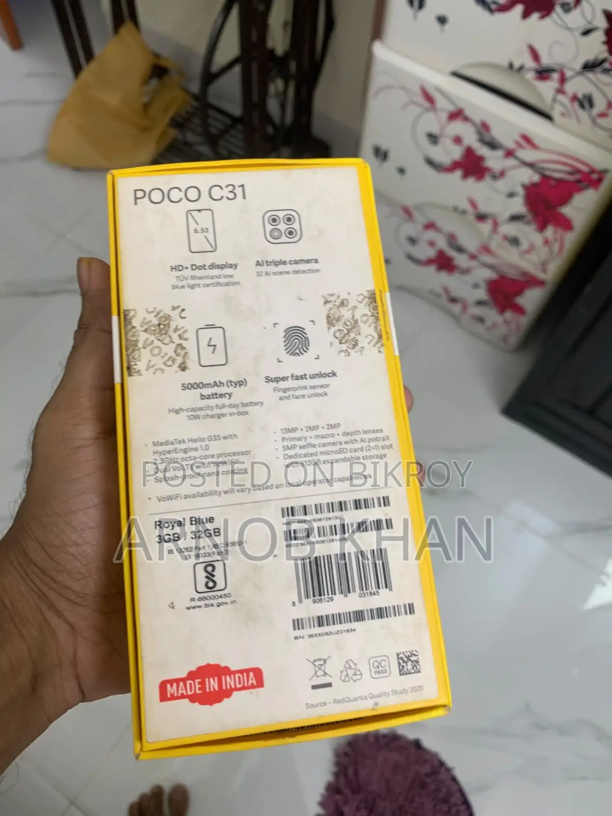 Realme C31 32 GB Blue