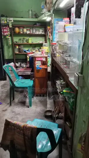 Shop shelves, racks, benches, jerkins