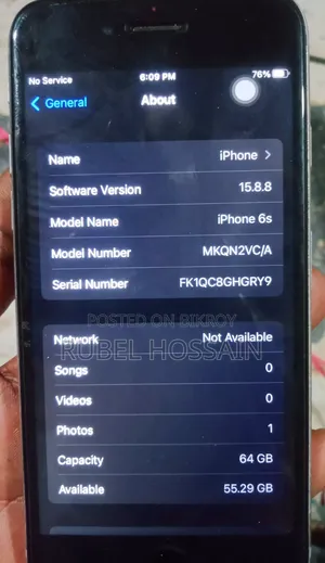 Apple iPhone 6s 64 GB Silver