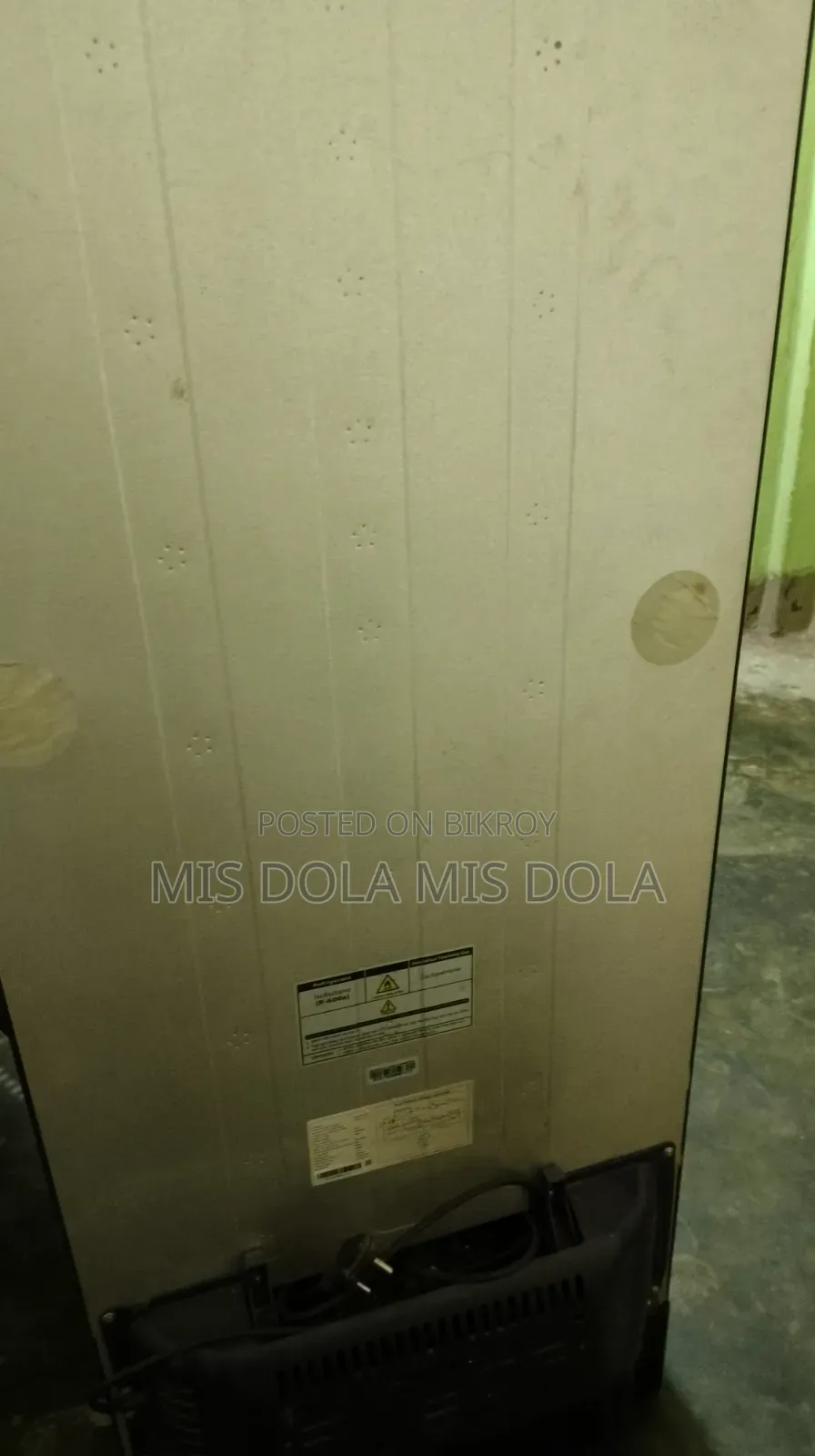 A fridge will be sold