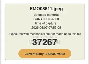 Sony A6600 Mirrorless Camera + 16-50mm Lens (Fresh Condition)
