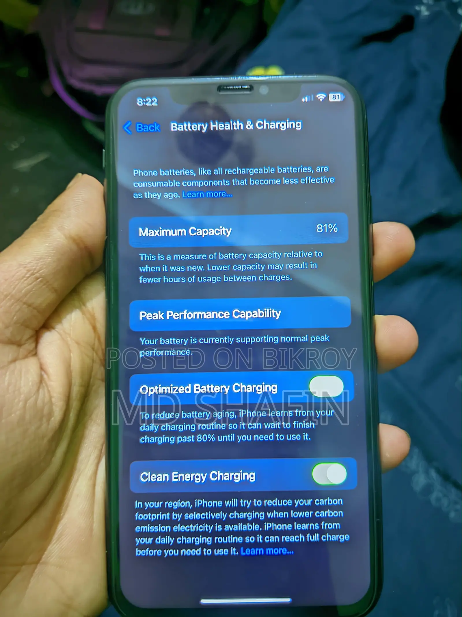 Apple iPhone X 64 GB Black