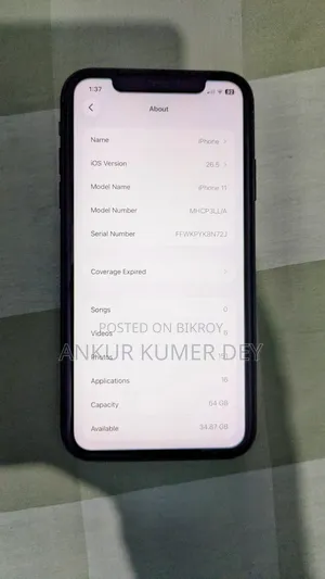 Apple iPhone 11 64 GB Black