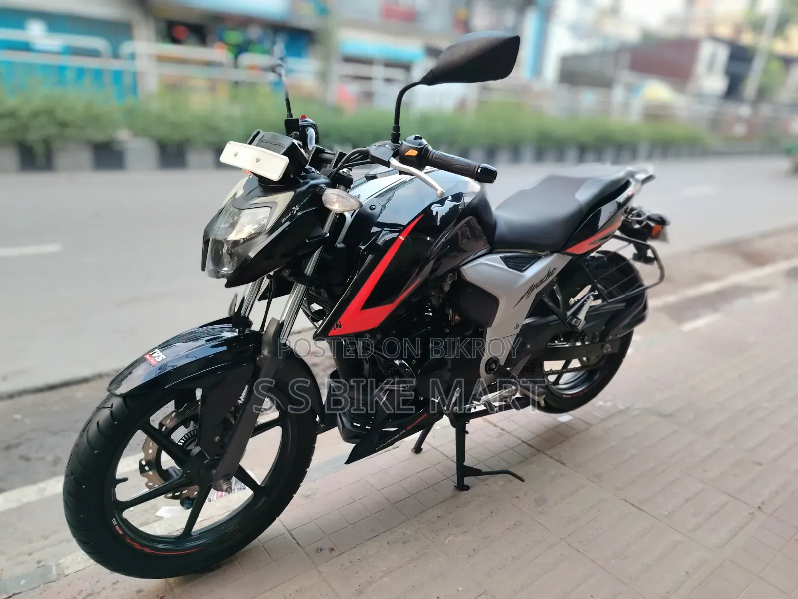 TVS Apache RTR 160 2V ABS 2023 Black