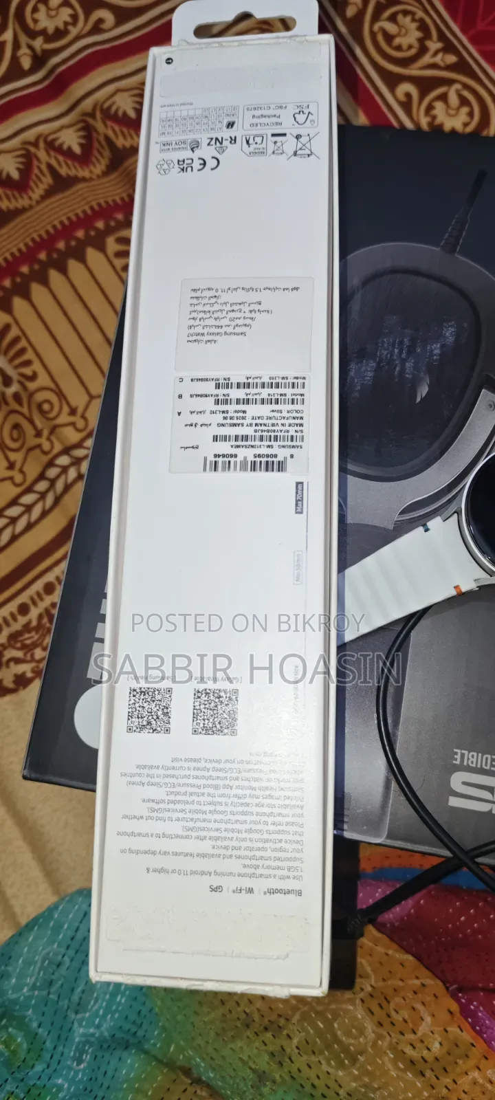 Samsung Galaxy Watch 7 44mm Bluetooth Silver (Original) With Box