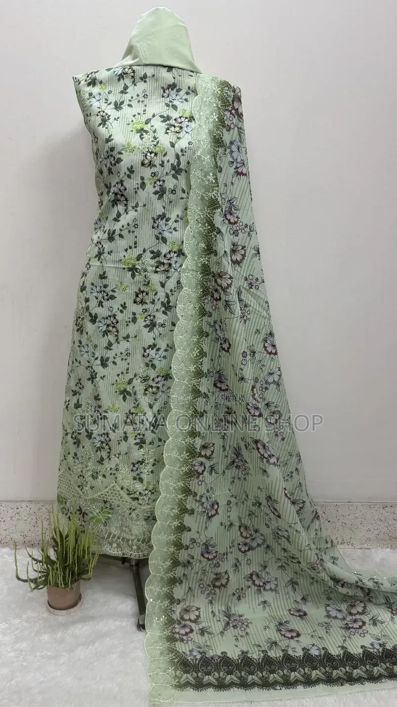 Unstitch Premium Quality Three Piece