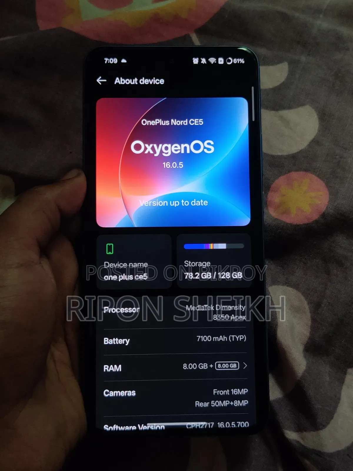 OnePlus Nord CE5 128 GB Blue