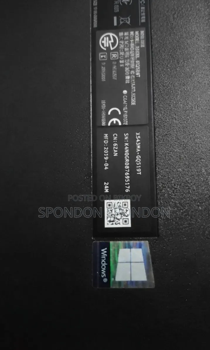 ল্যাপটপ আসুস ভিভোবুক X540SA 4GB ইন্টেল সেলেরন SSD 128GB