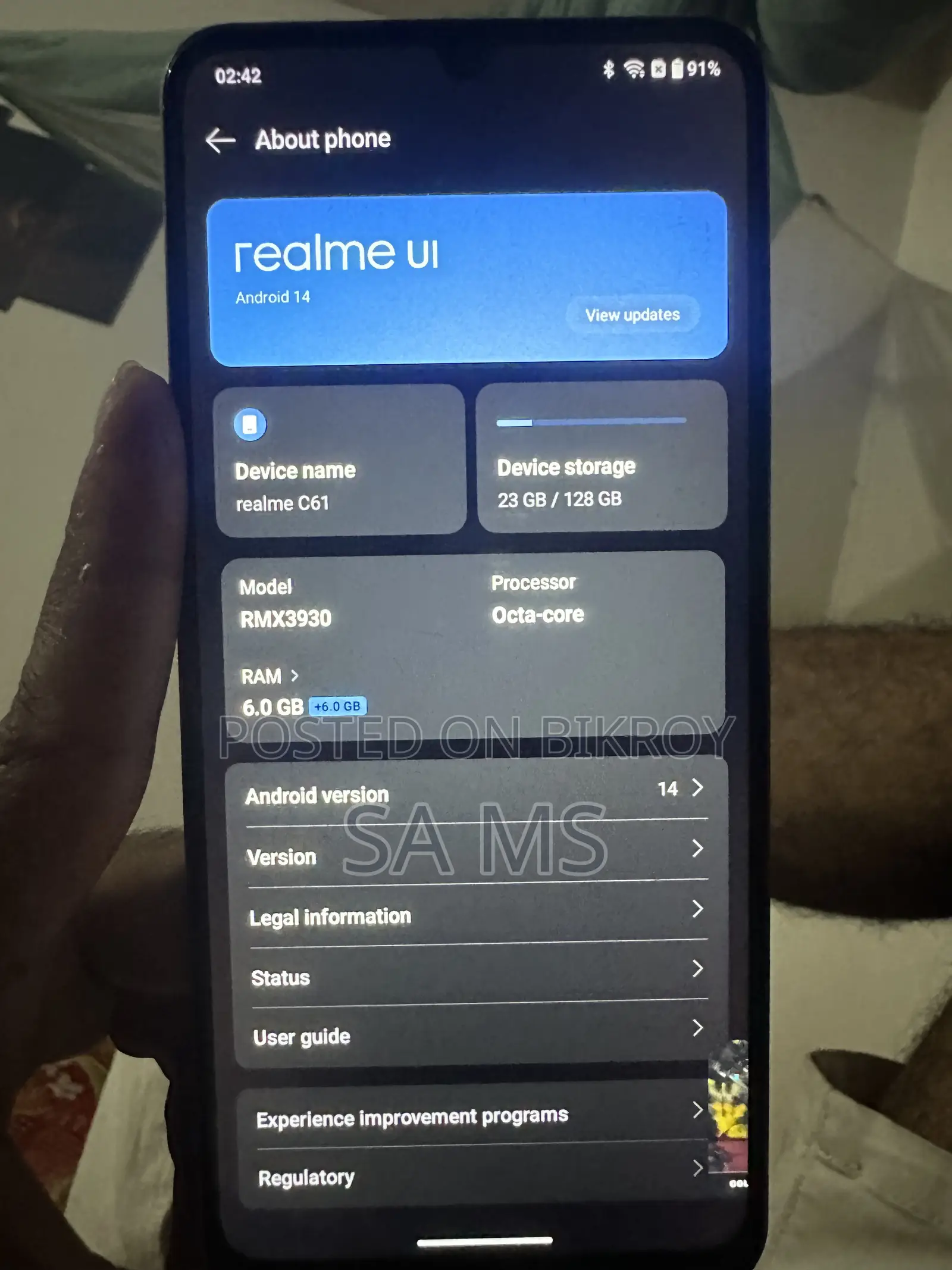 Realme C61 128 GB Blue