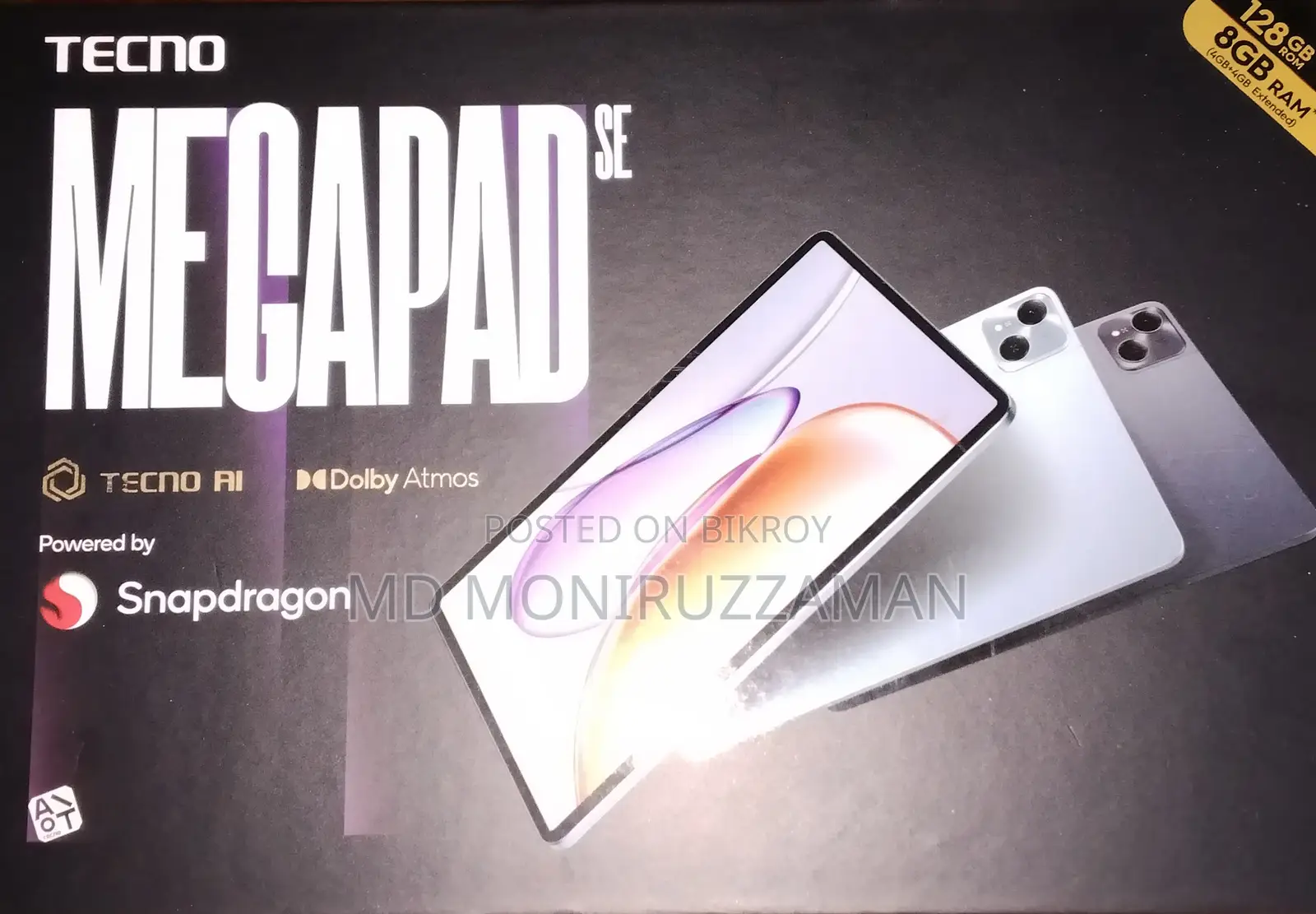 Tecno Megapad SE 128 GB Silver