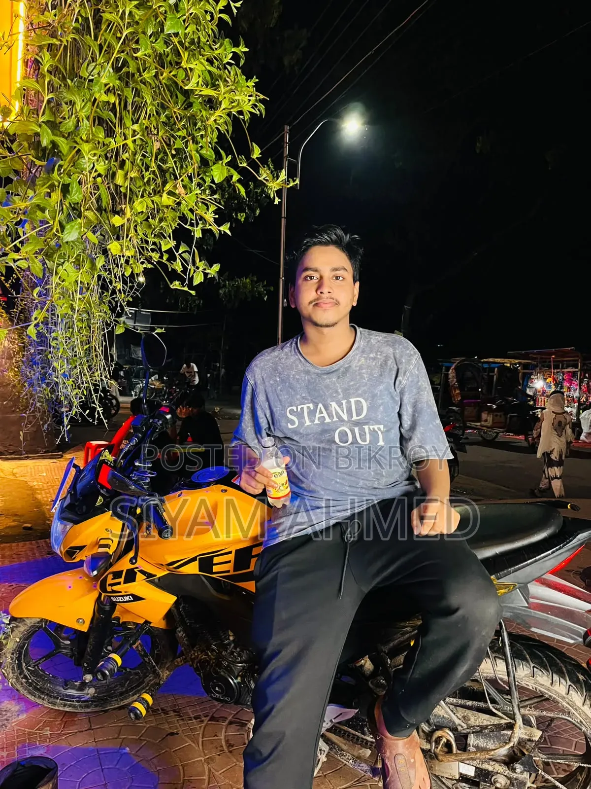 New Suzuki Gixxer Monotone 2023 Yellow