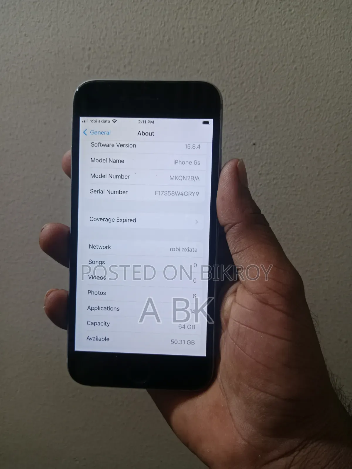 Apple iPhone 6s 64 GB White