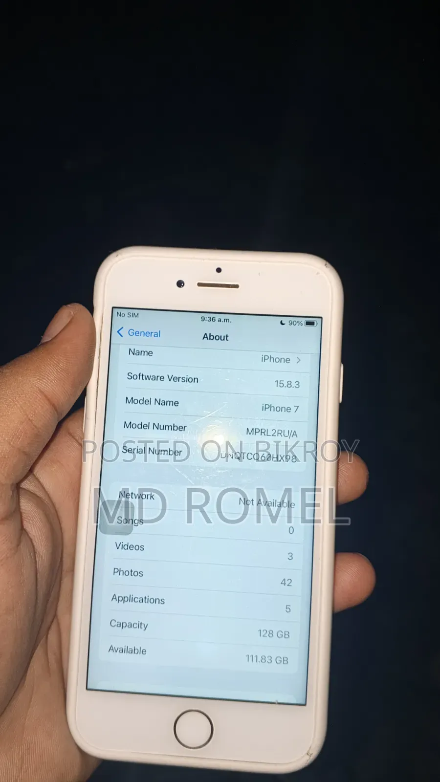 Apple iPhone 7 128 GB Silver