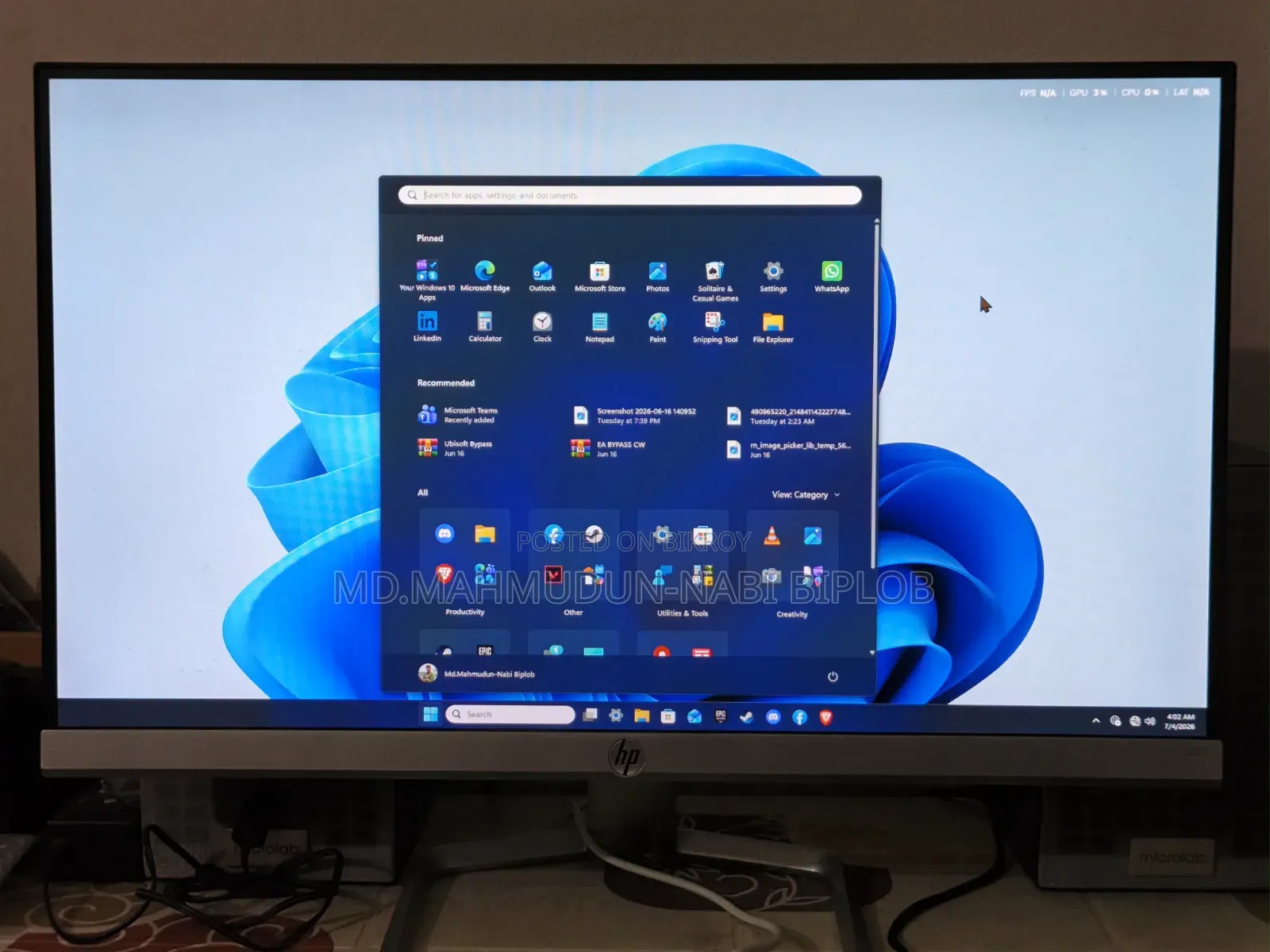 Hp 22f Black