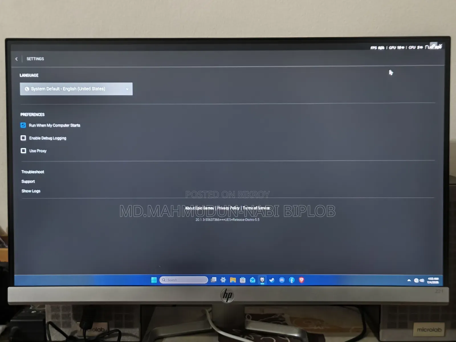 Hp 22f Black