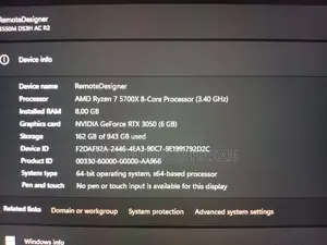 Desktop Computer Gigabyte 8GB SSD 256GB