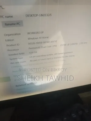 Desktop Computer 4GB SSD 128GB