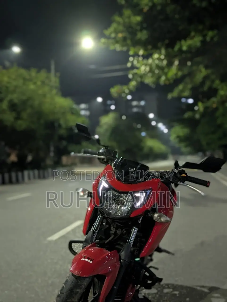 TVS Apache RTR 160 4V 2019 Red