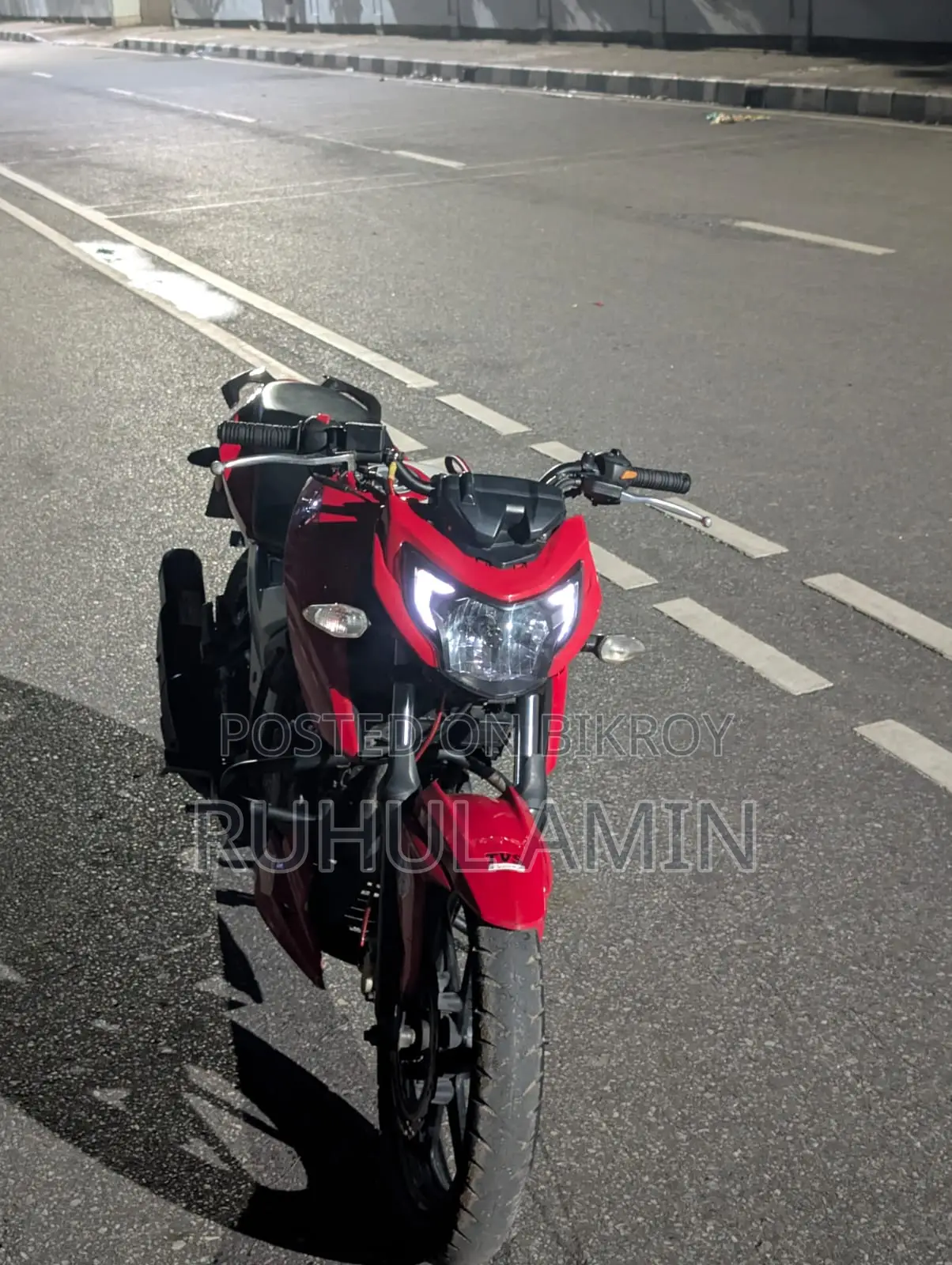 TVS Apache RTR 160 4V 2019 Red