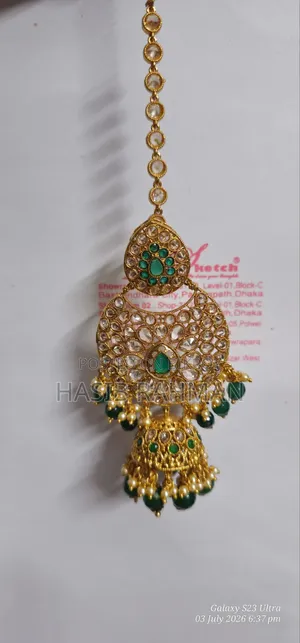 1day Used Gold Plated Necklace Set