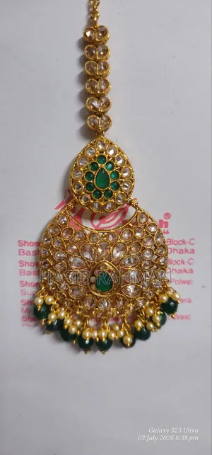 1day Used Gold Plated Necklace Set