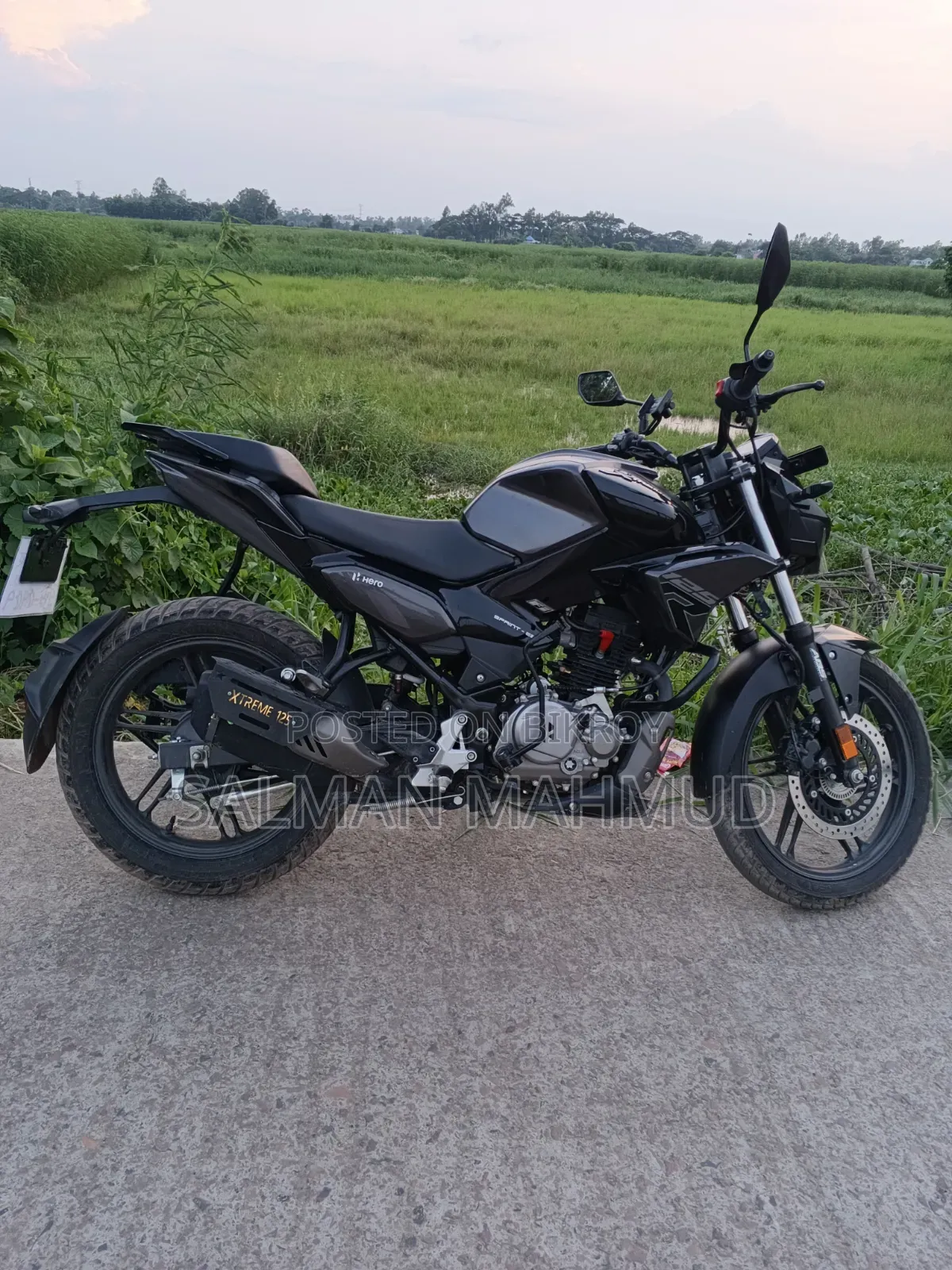 Hero Xtreme 125R 2025 Black