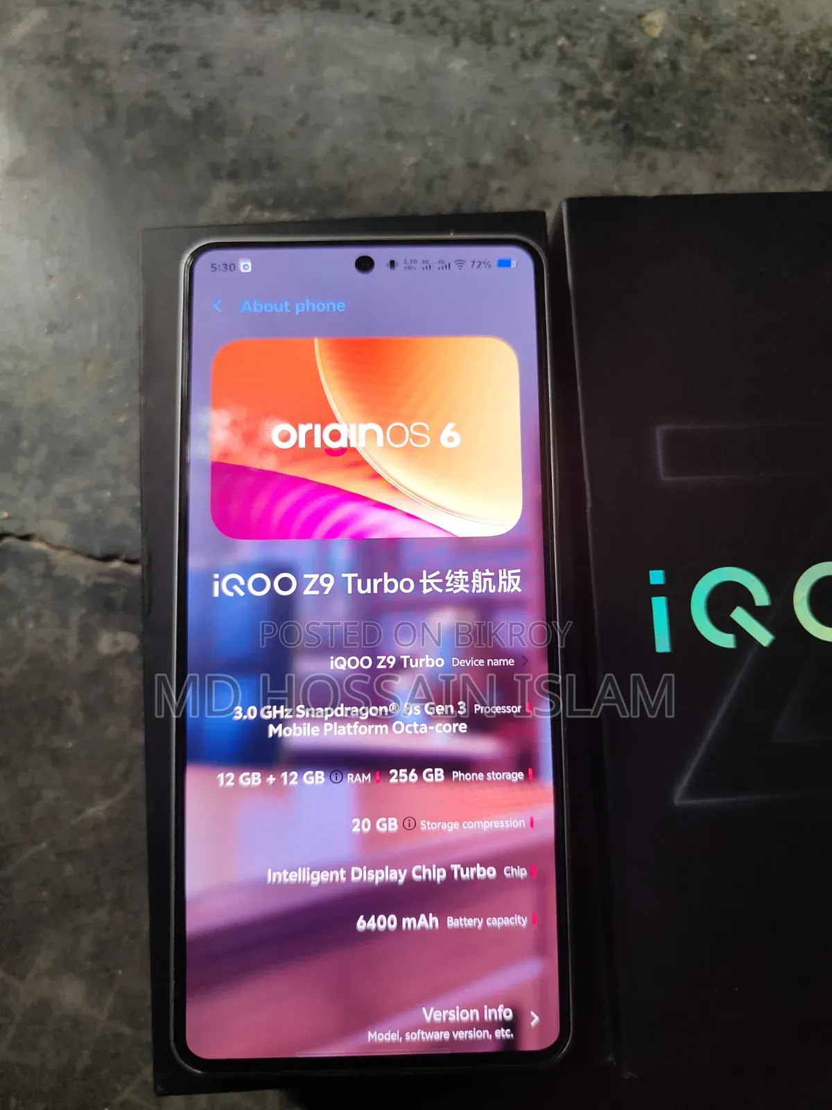 iQOO 256 GB White