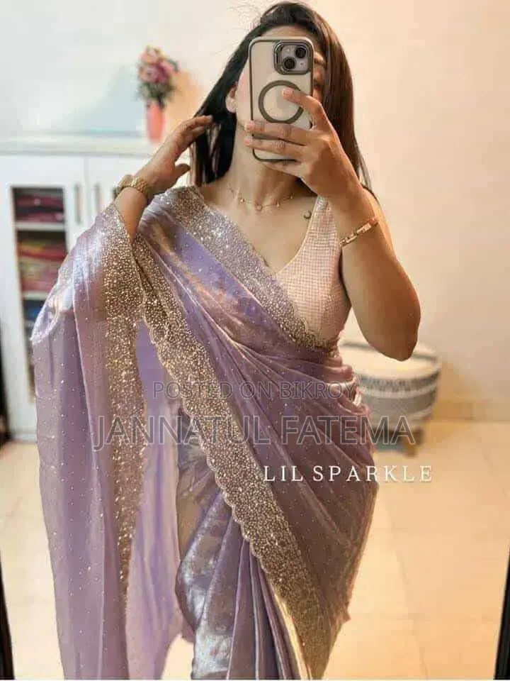 Stone Work Saree Collection